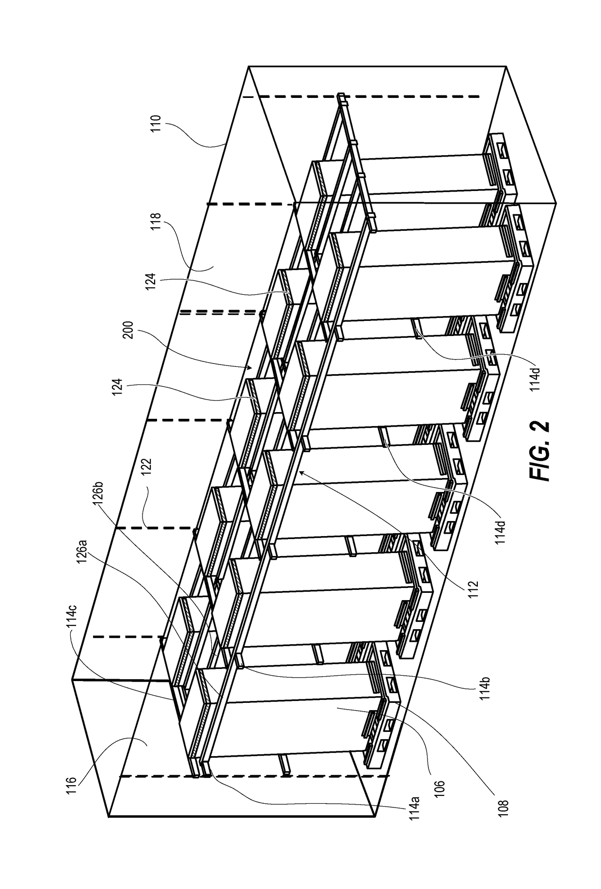 Structure and method for securing and transporting equipment racks