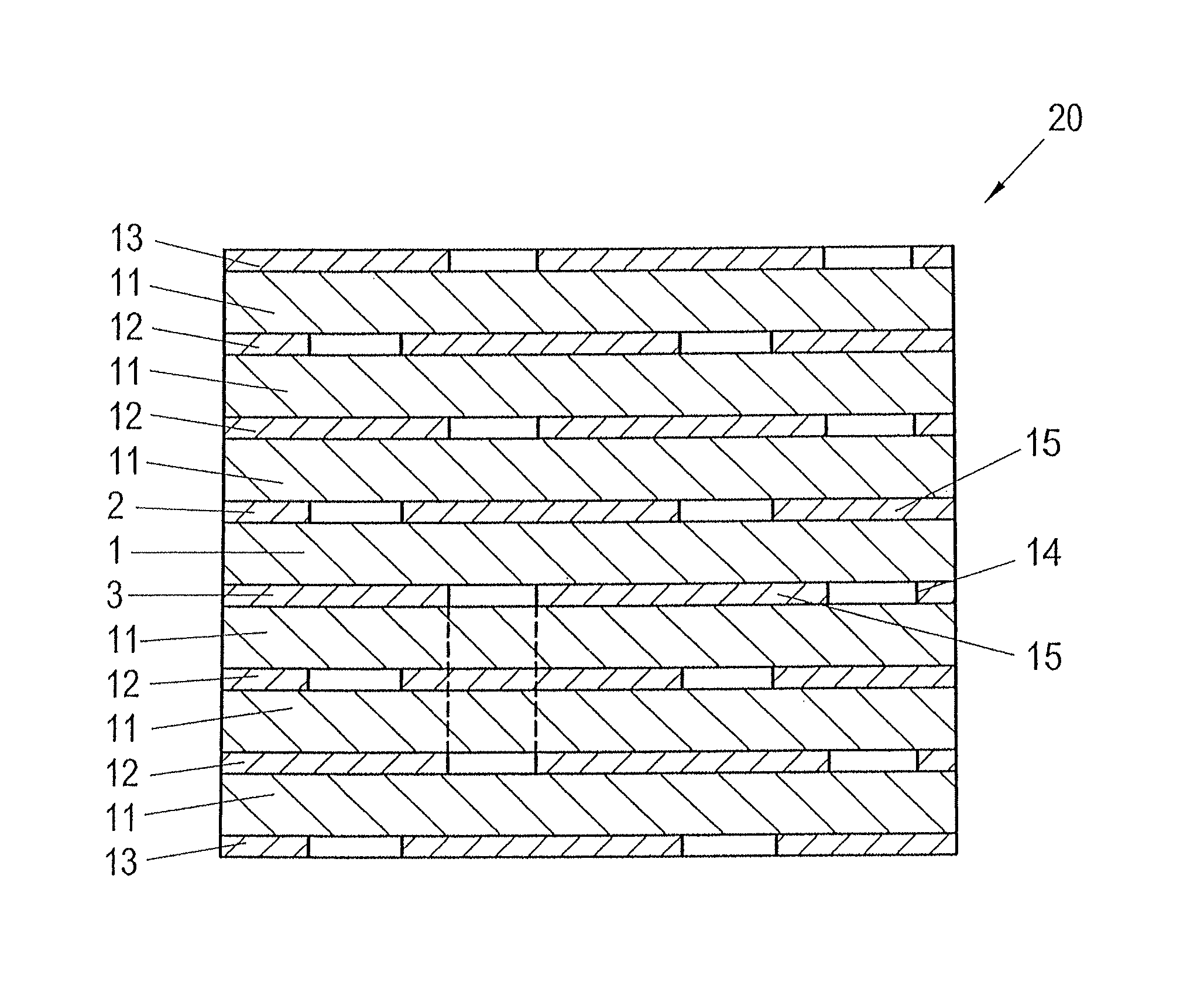 Multilayered printed circuit board, more particularly flame-resistant and/or smoke-suppressing multilayered printed circuit board