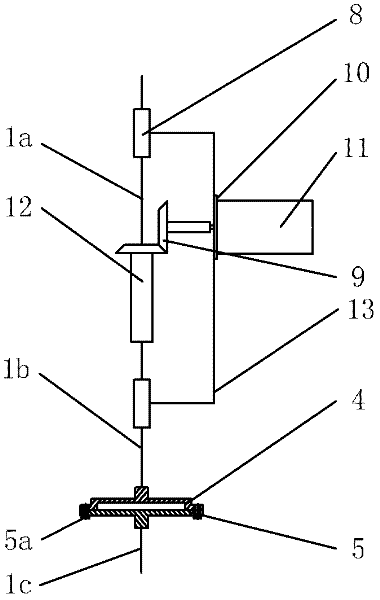Fracture wound section stress measurement and control device
