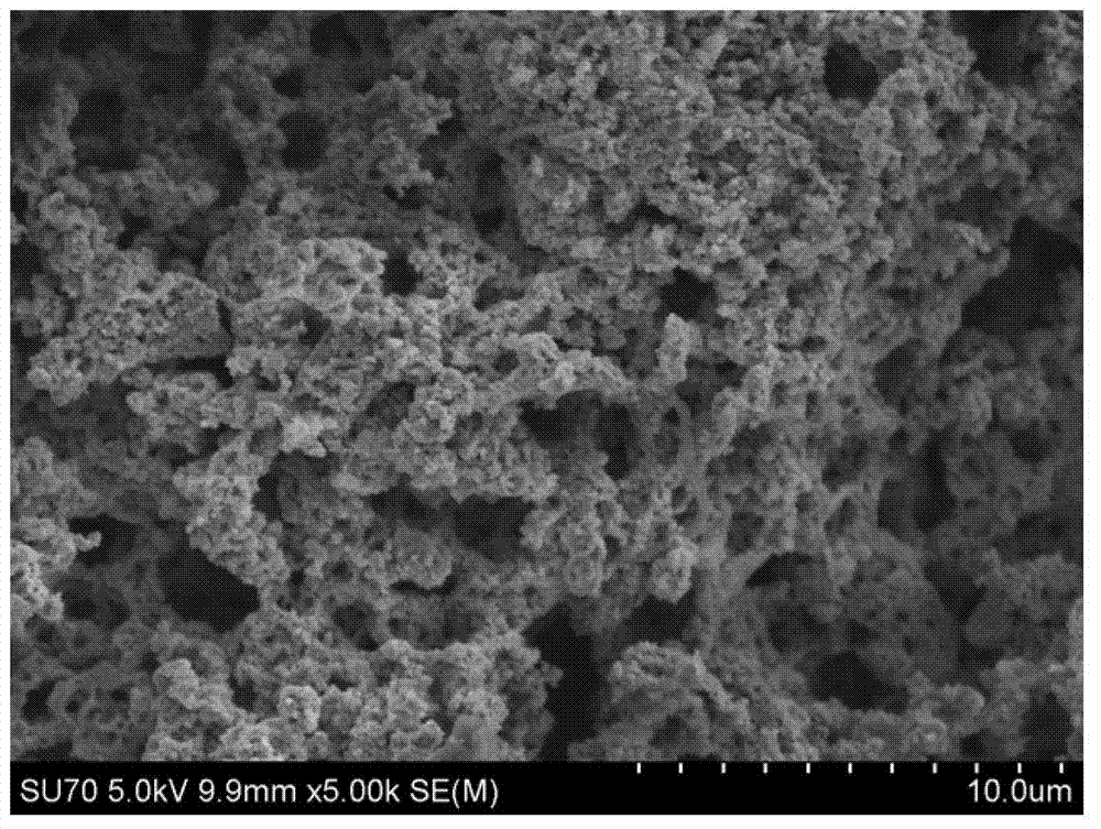 AnodePositive electrode material of lithium ion battery with porous laminated structure and preparation method thereof
