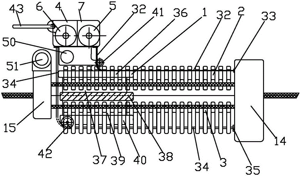 Method for using double-winding and double-layer inserting-proof zipper