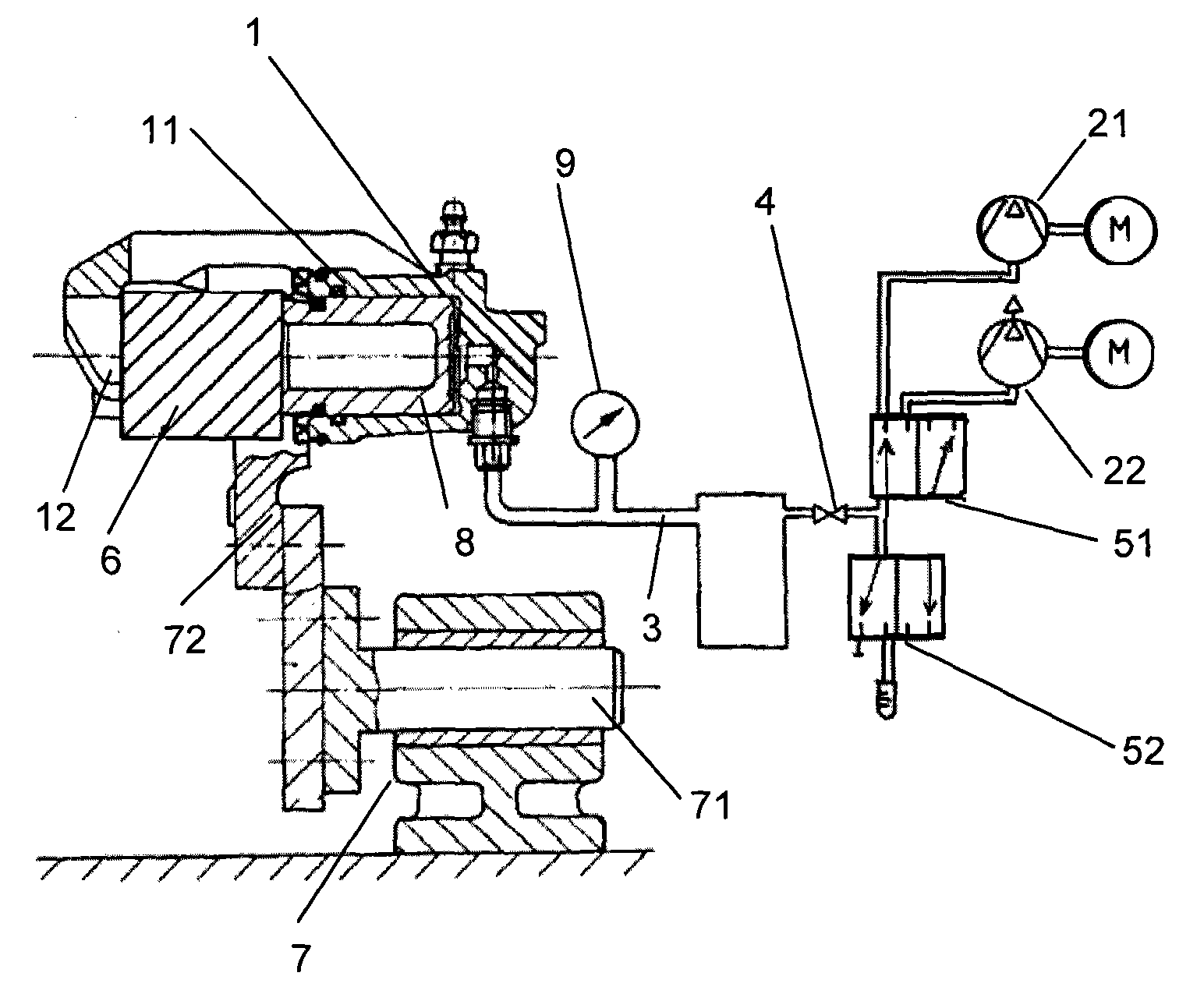 On-line high-pressure tightness testing method for brake caliper