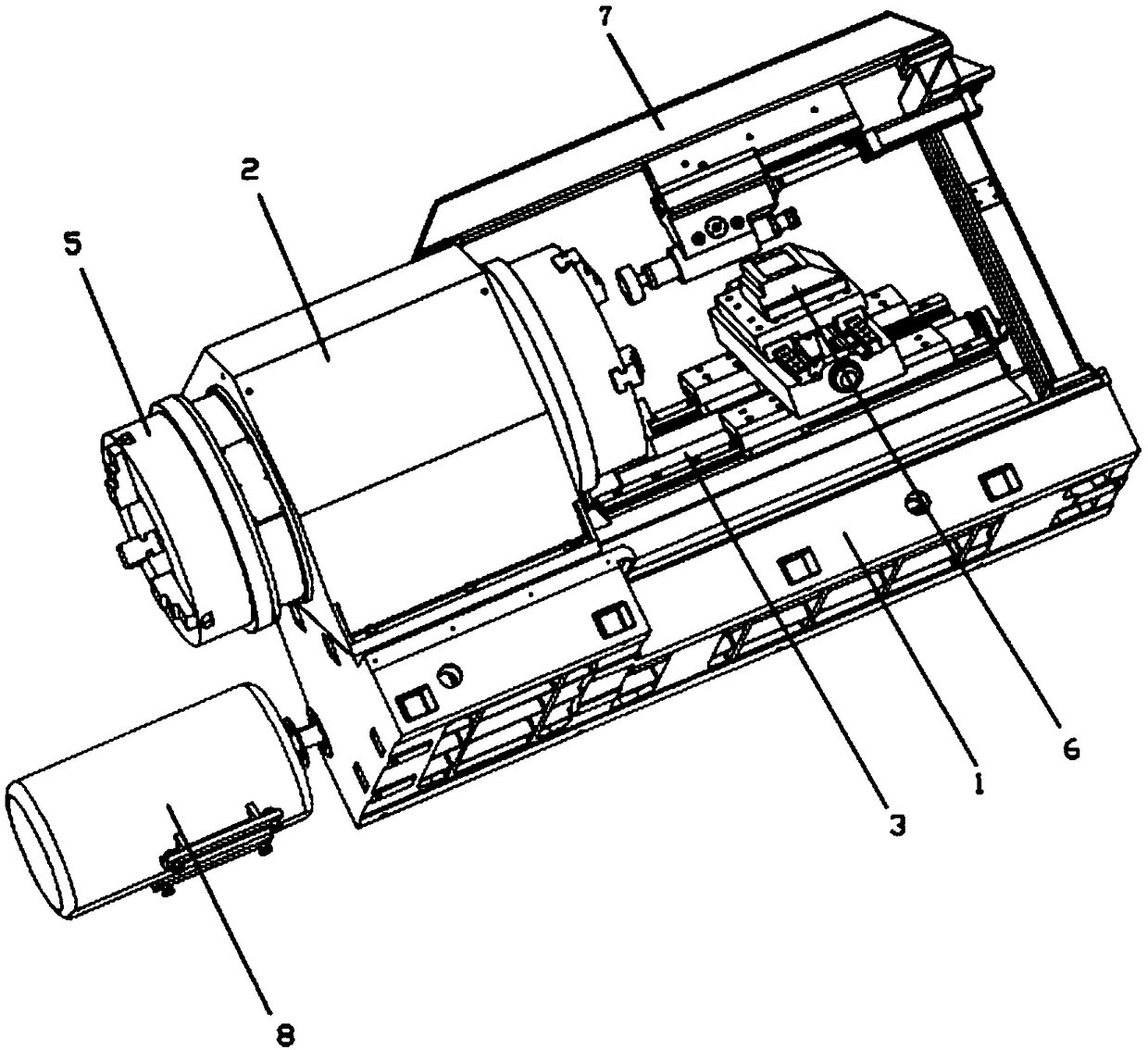 High precision numerical control machine tool