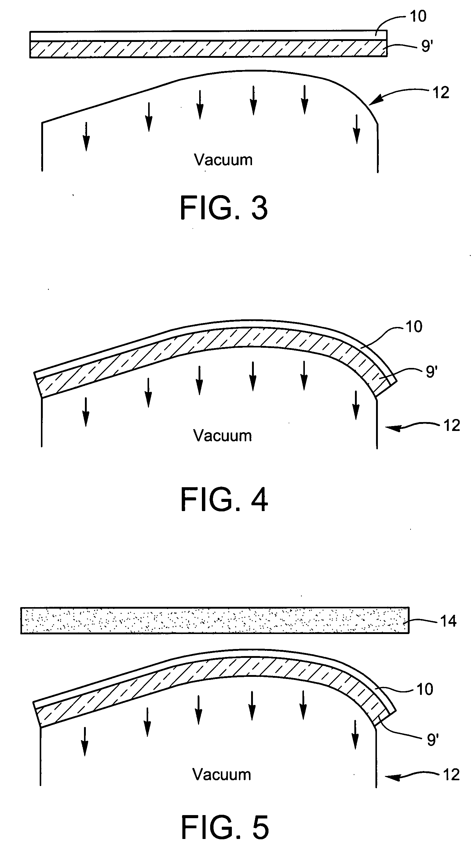 Parabolic trough or dish reflector for use in concentrating solar power apparatus and method of making same