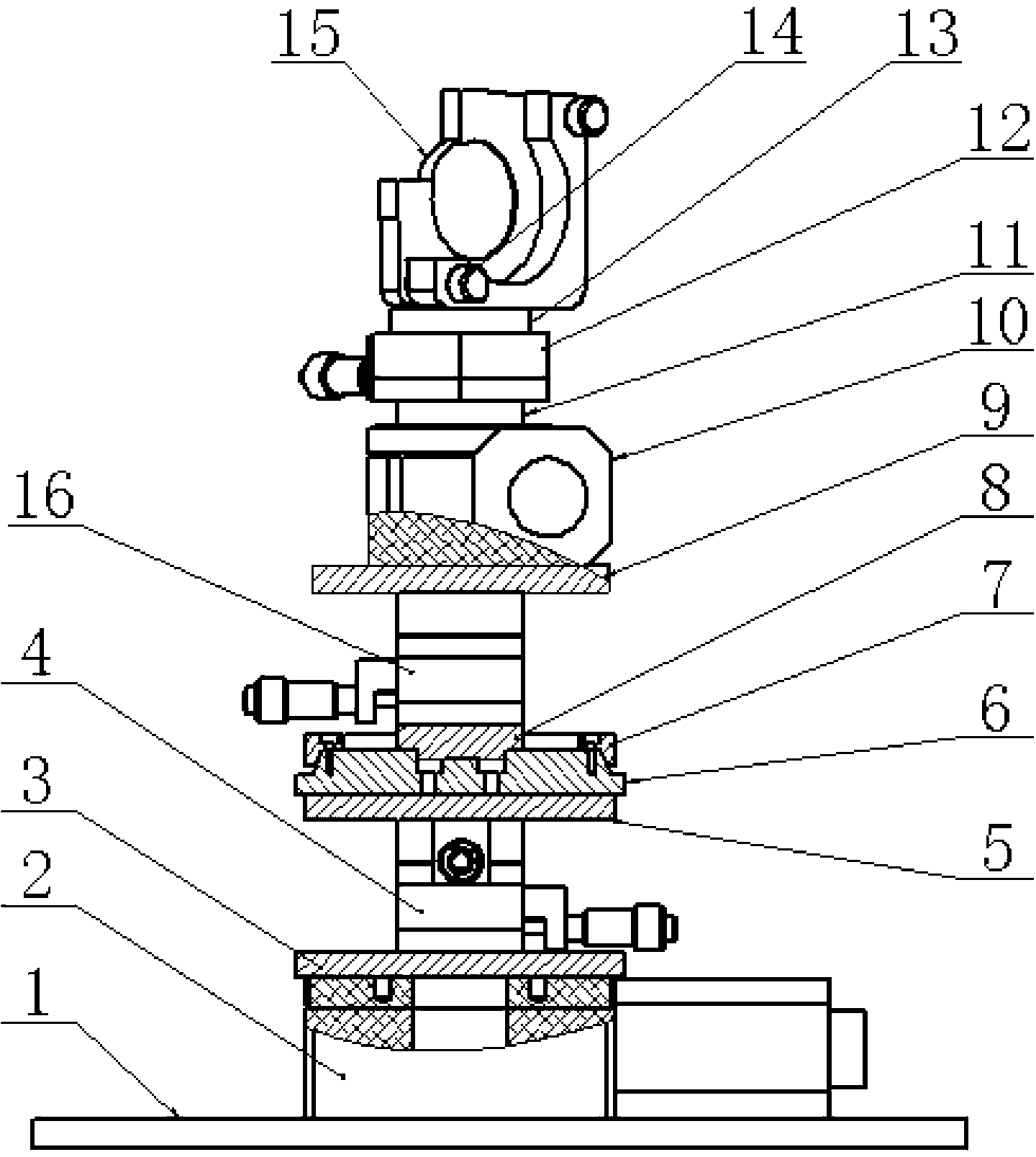 Goniometer verification method based on optical lever