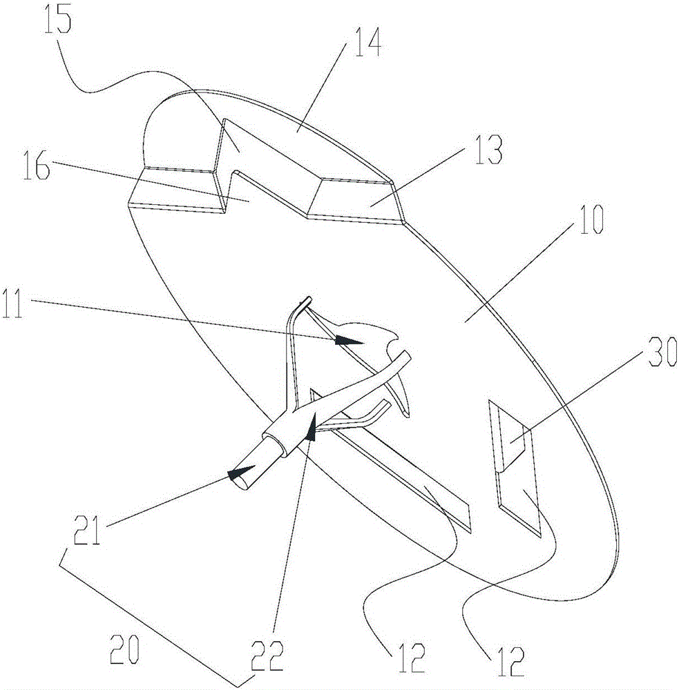 Stirring device and microwave oven possessing same