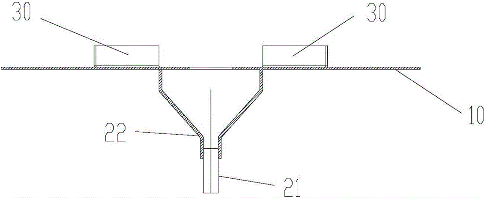 Stirring device and microwave oven possessing same