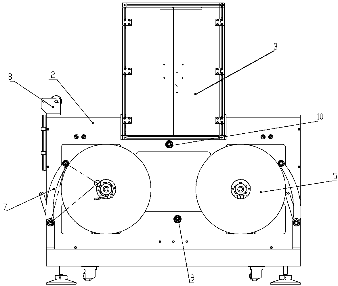 Automatic film connection device