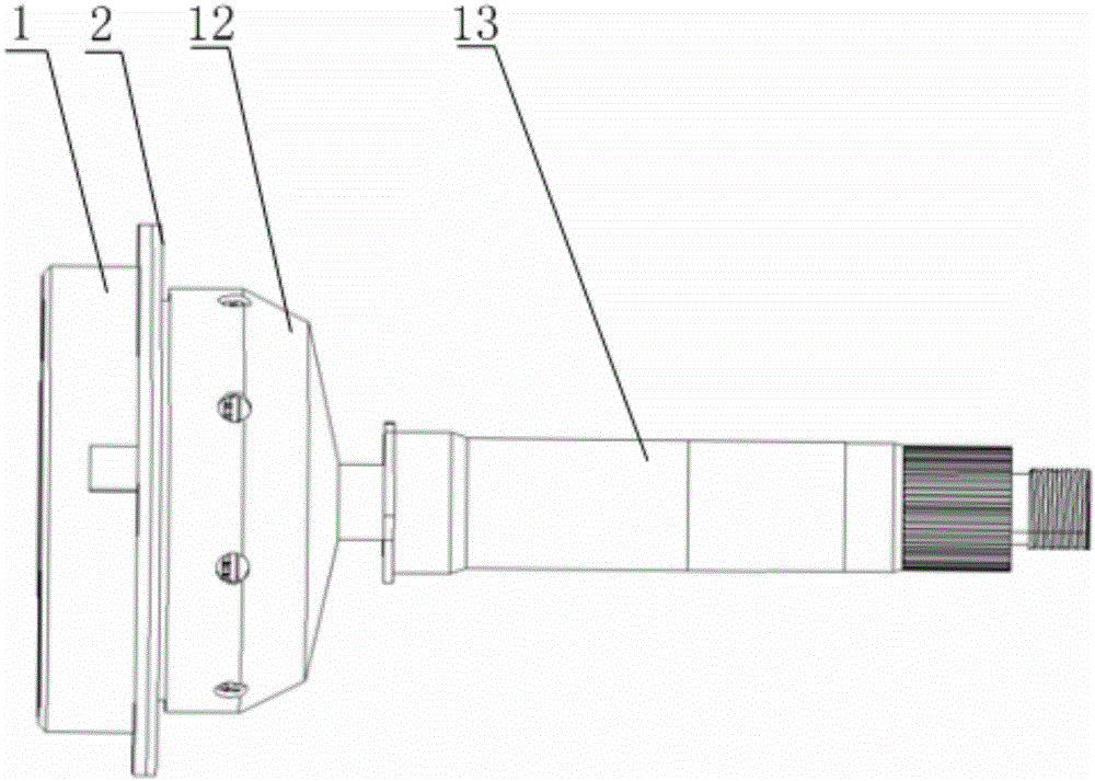 Gear transmission device of GTF engine