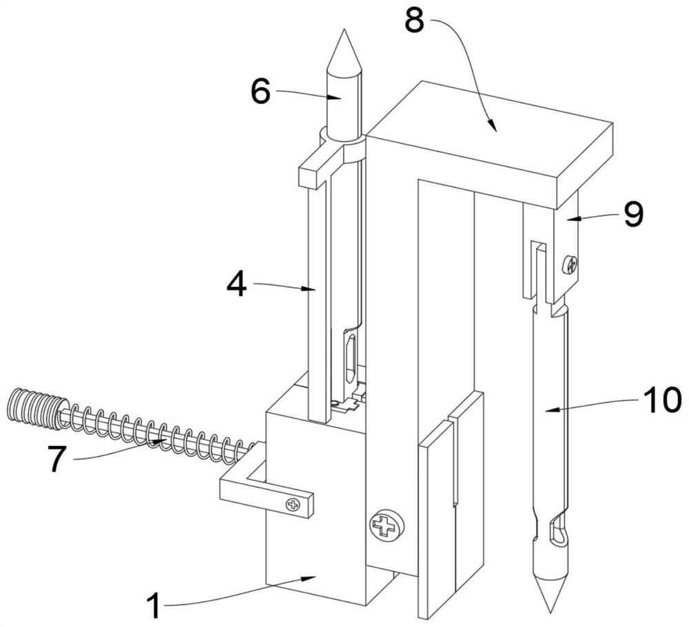 Cotton thread needling device for textile processing