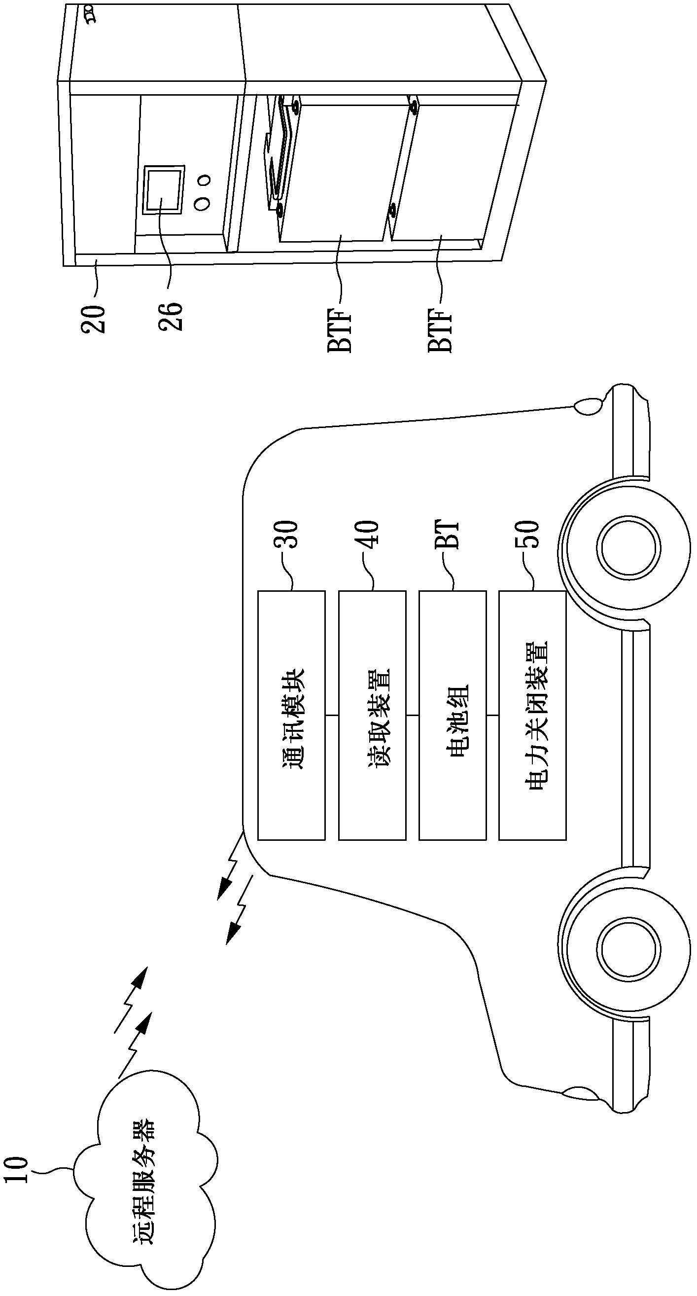 Charging recognition system of electric vehicle battery and recognition method thereof