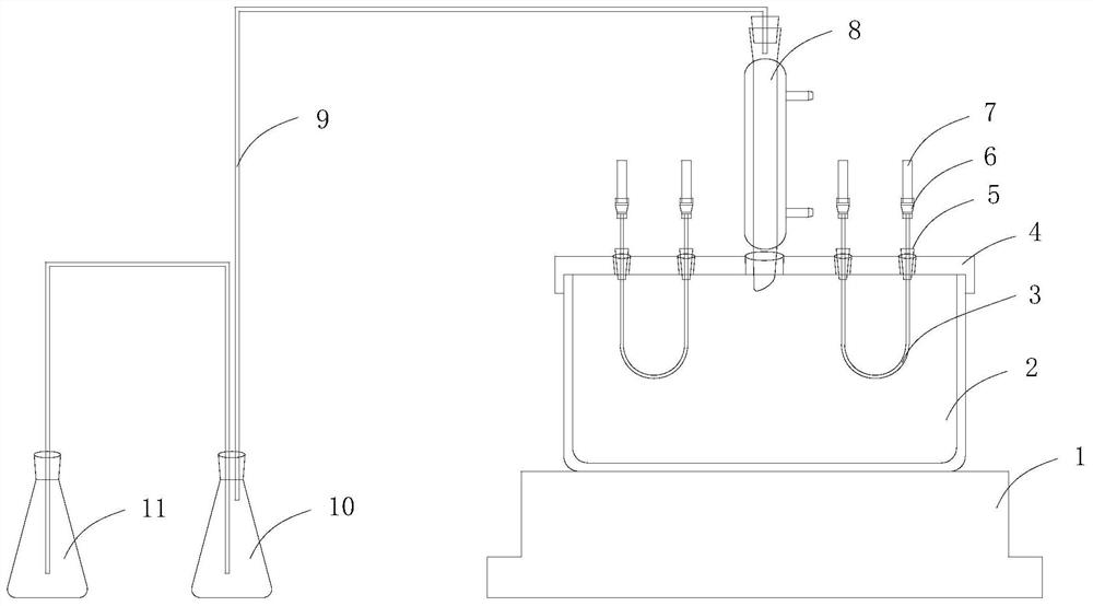 Dew point corrosion evaluation device with controllable condensation temperature