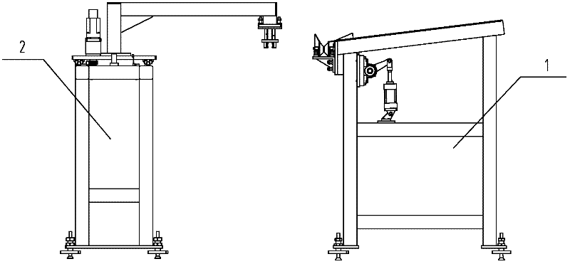 Automatic material storing and conveying system for cooling copper pipe