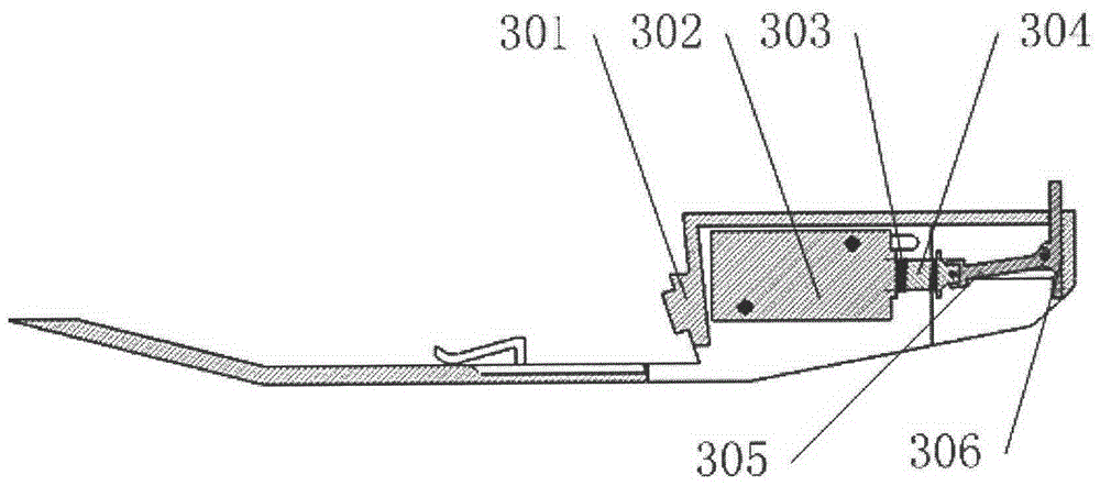 A double-slider gate type medicine discharge device