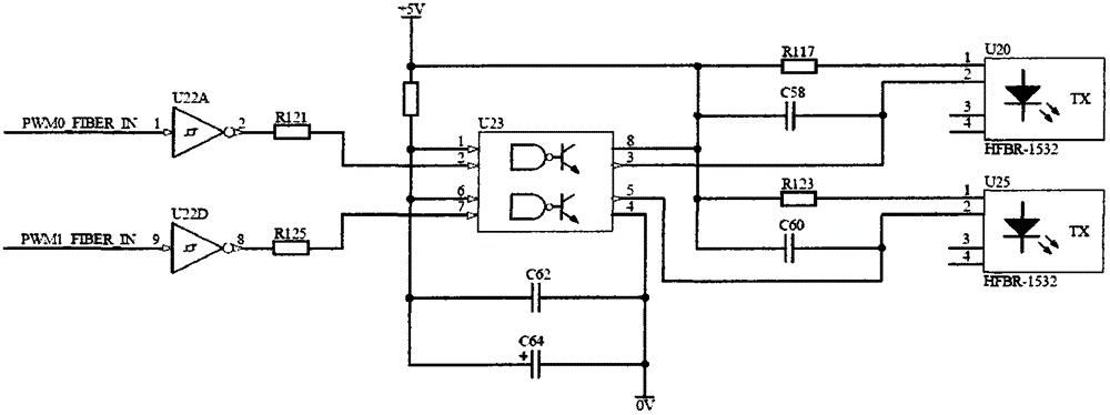 compact pwm fiber optic converter