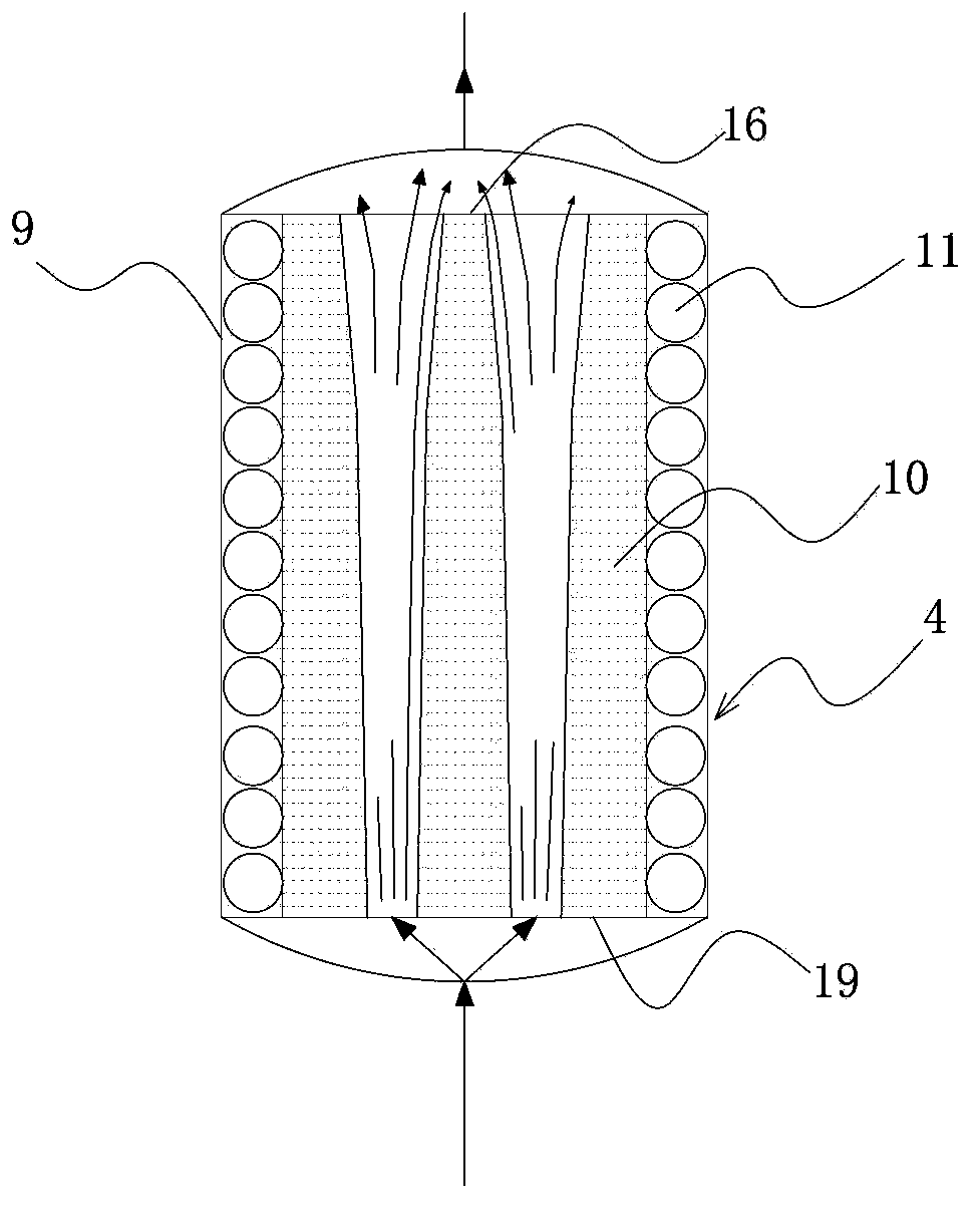 Liquid slag waste heat recovery device and method for recovering slag waste heat by utilizing same