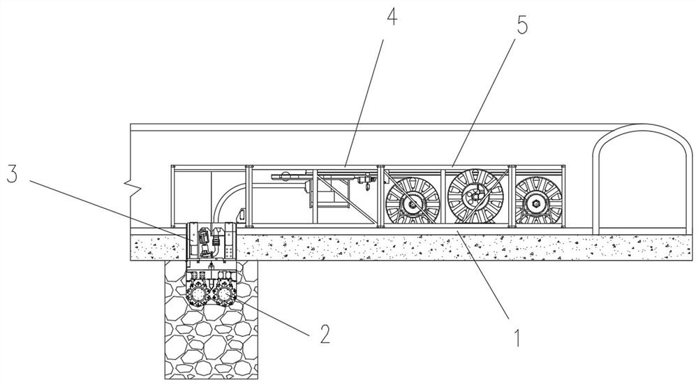 A method of ground connection wall construction using a slot milling machine under low headroom