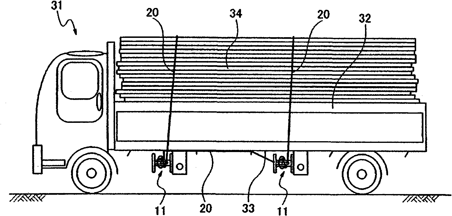Rope fastening device