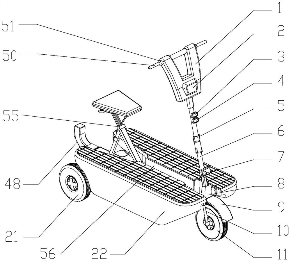 A new type of intelligent portable electric car