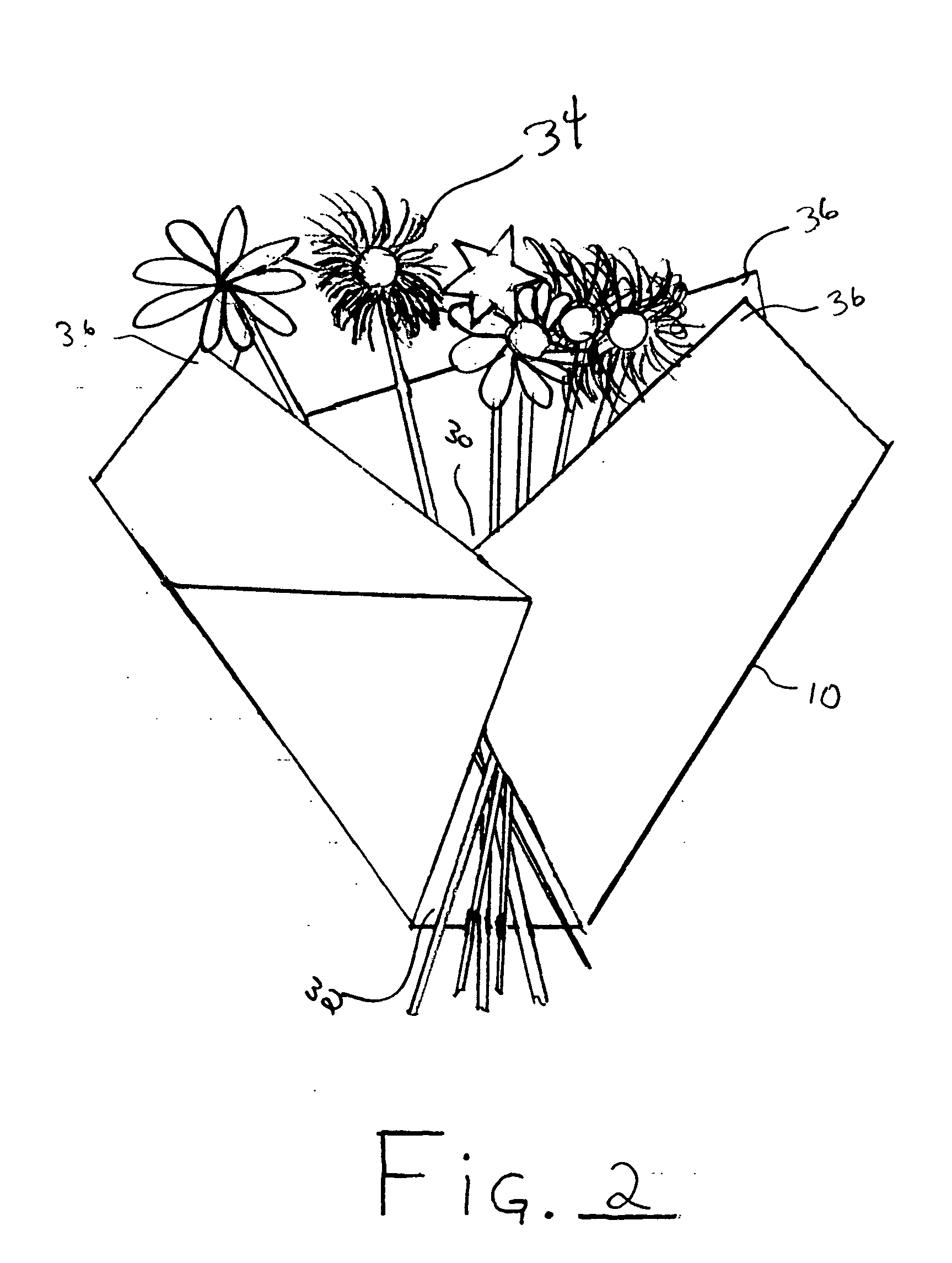 Pre-folded and pre-glued flower wrap sheets and methods for making