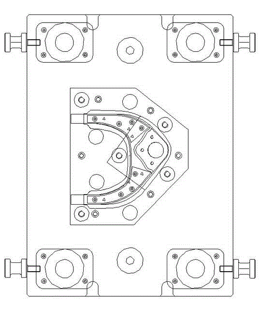 Automobile swing arm trimming die