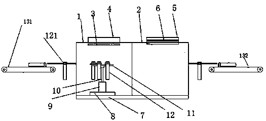 Automatic corrugated pipe cleaning device