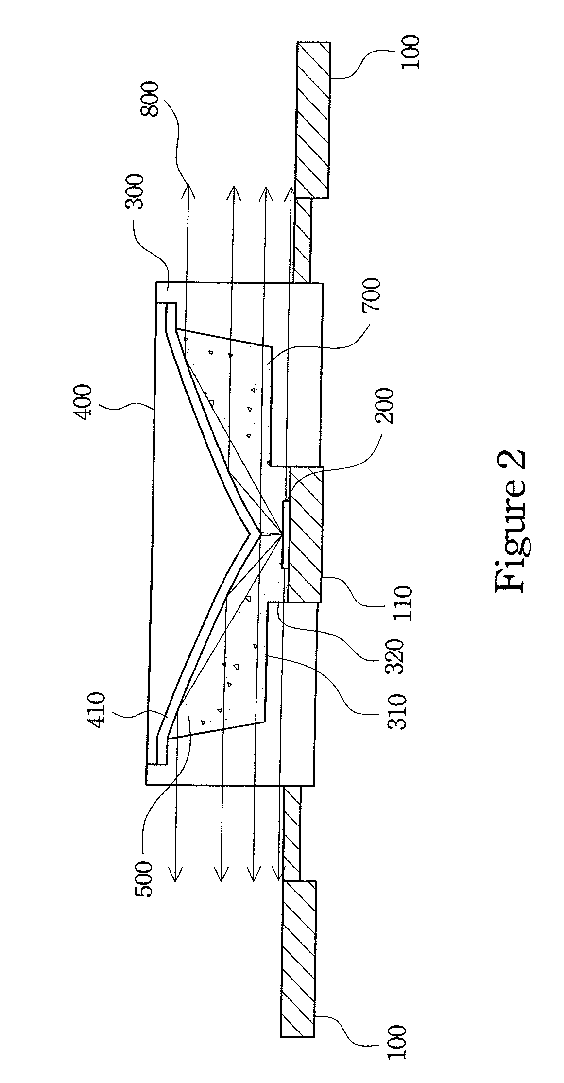 Side emitting LED