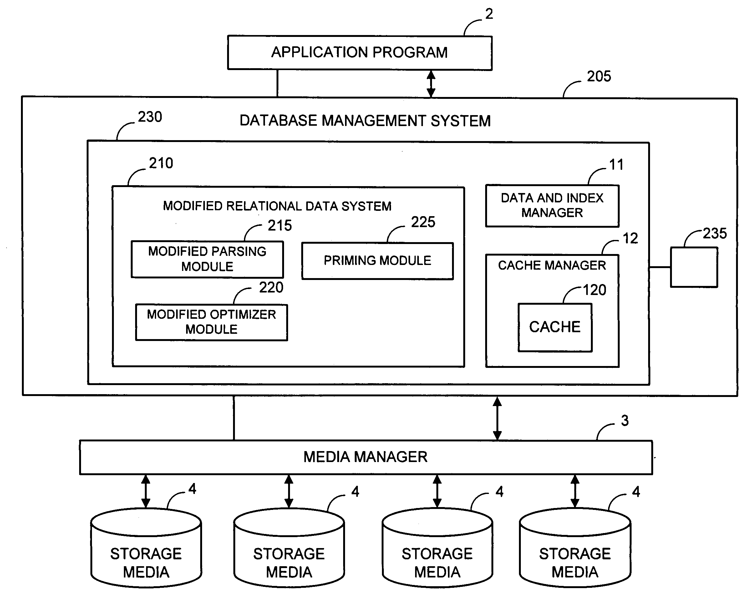 System and method for performing just-in-time priming of a database cache