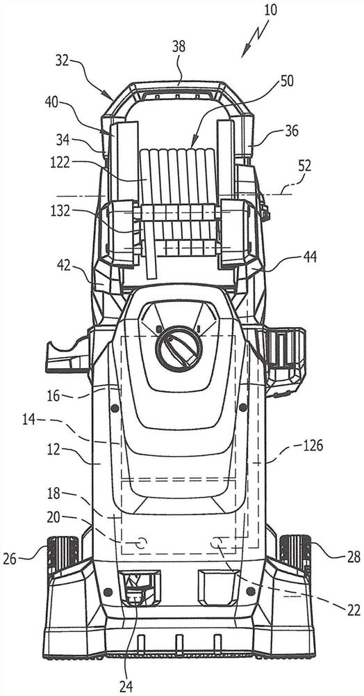High-pressure cleaning device