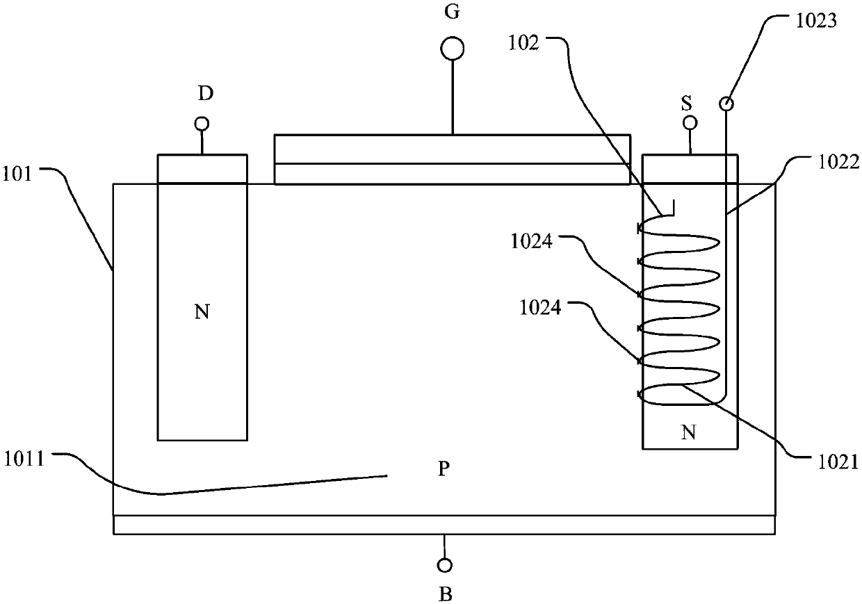 A voltage-controlled adjustable inductor