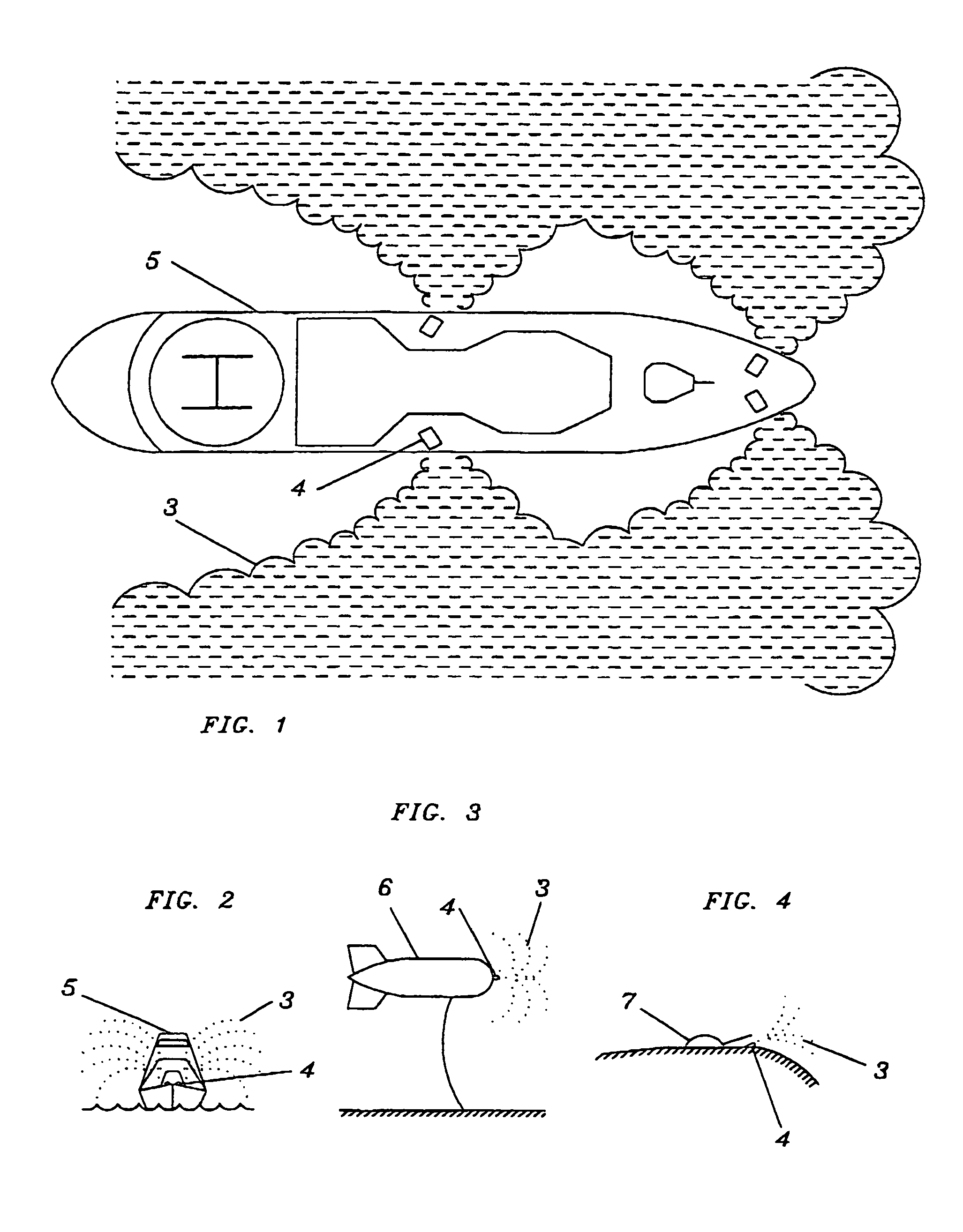 Method and device for generating a liquid mist