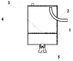 Separating and liquid equalizing device for heat pump water heater