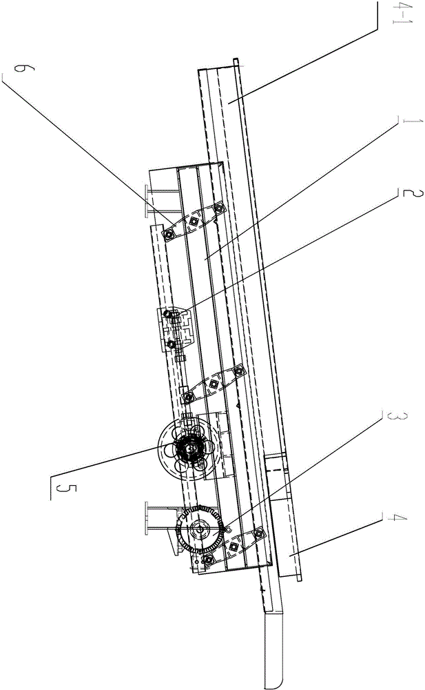 Swing rod screening machine