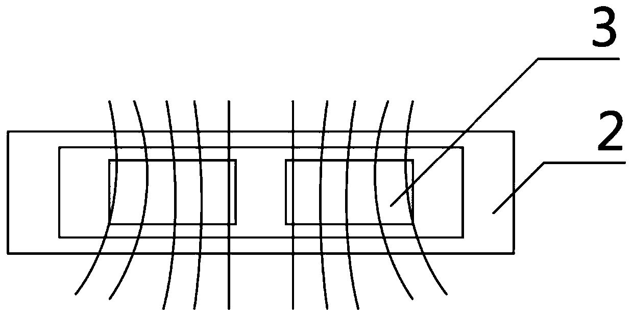 Novel sensing grid for displacement measurement and working method thereof