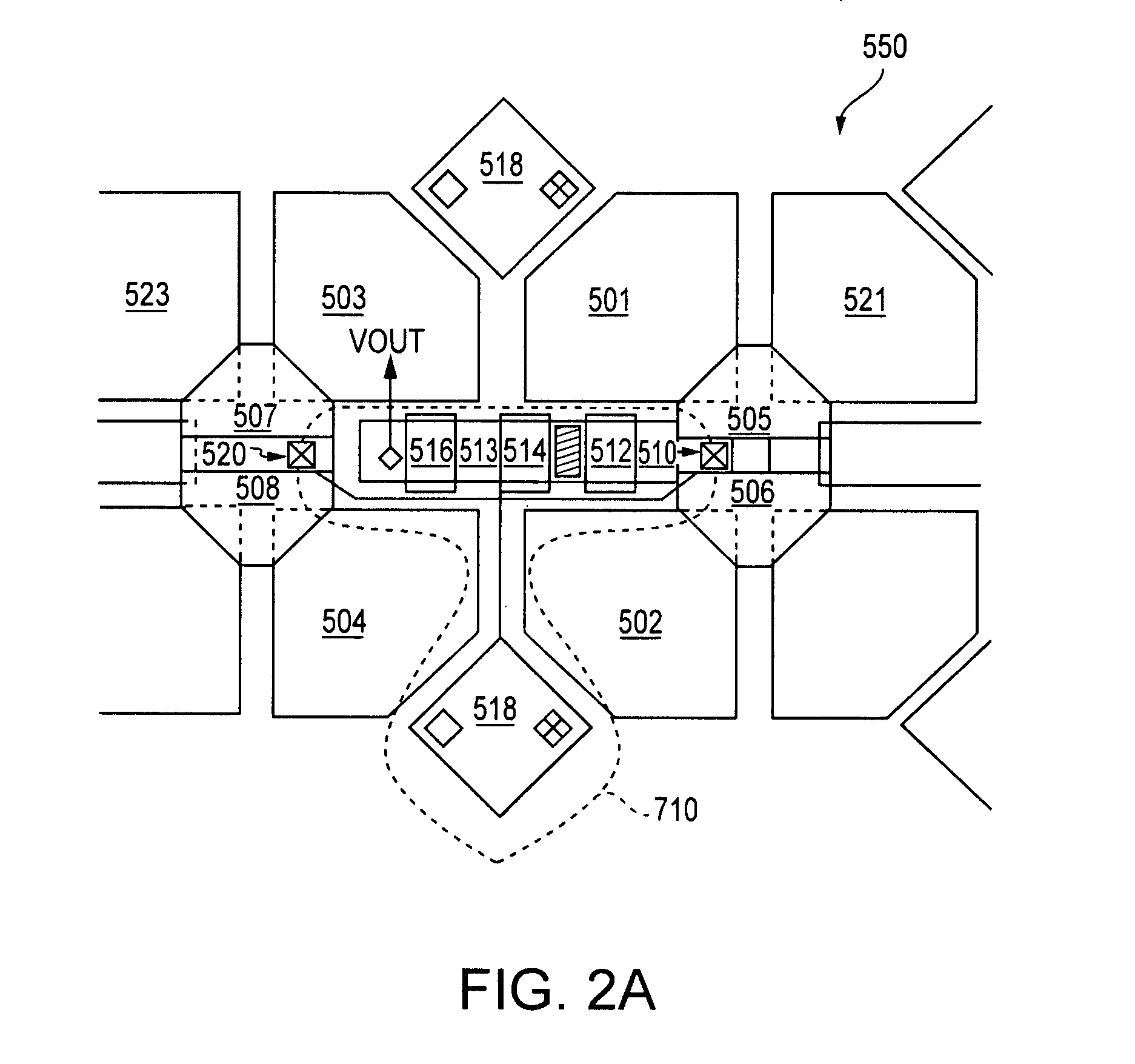 Method and apparatus providing shared pixel straight gate architecture