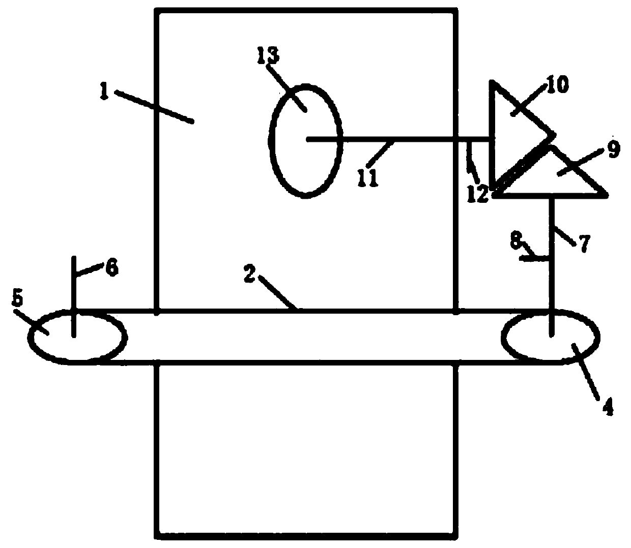 Front dust suppression mechanism of coal conveying belt tensioning device