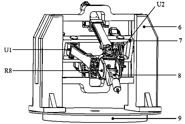 Five-axis hybrid machine tool for machining cylindrical parts