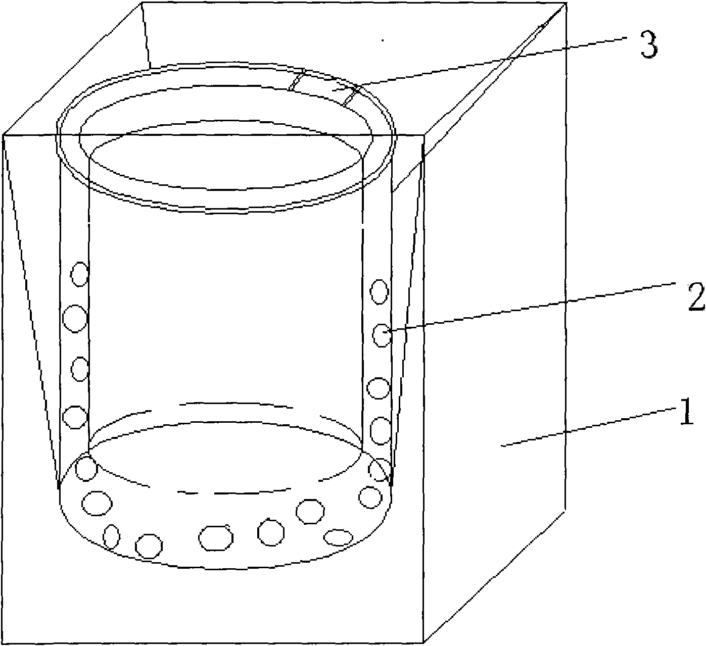 Method for cleaning space between inner and outer tubs of washing machine with flexible particles and washing machine capable of implementing same