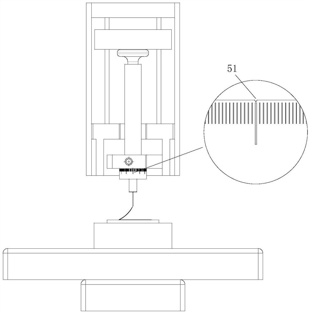 Control method of jet printing distance based on near-field electrospinning jet printing multi-needle array experiment