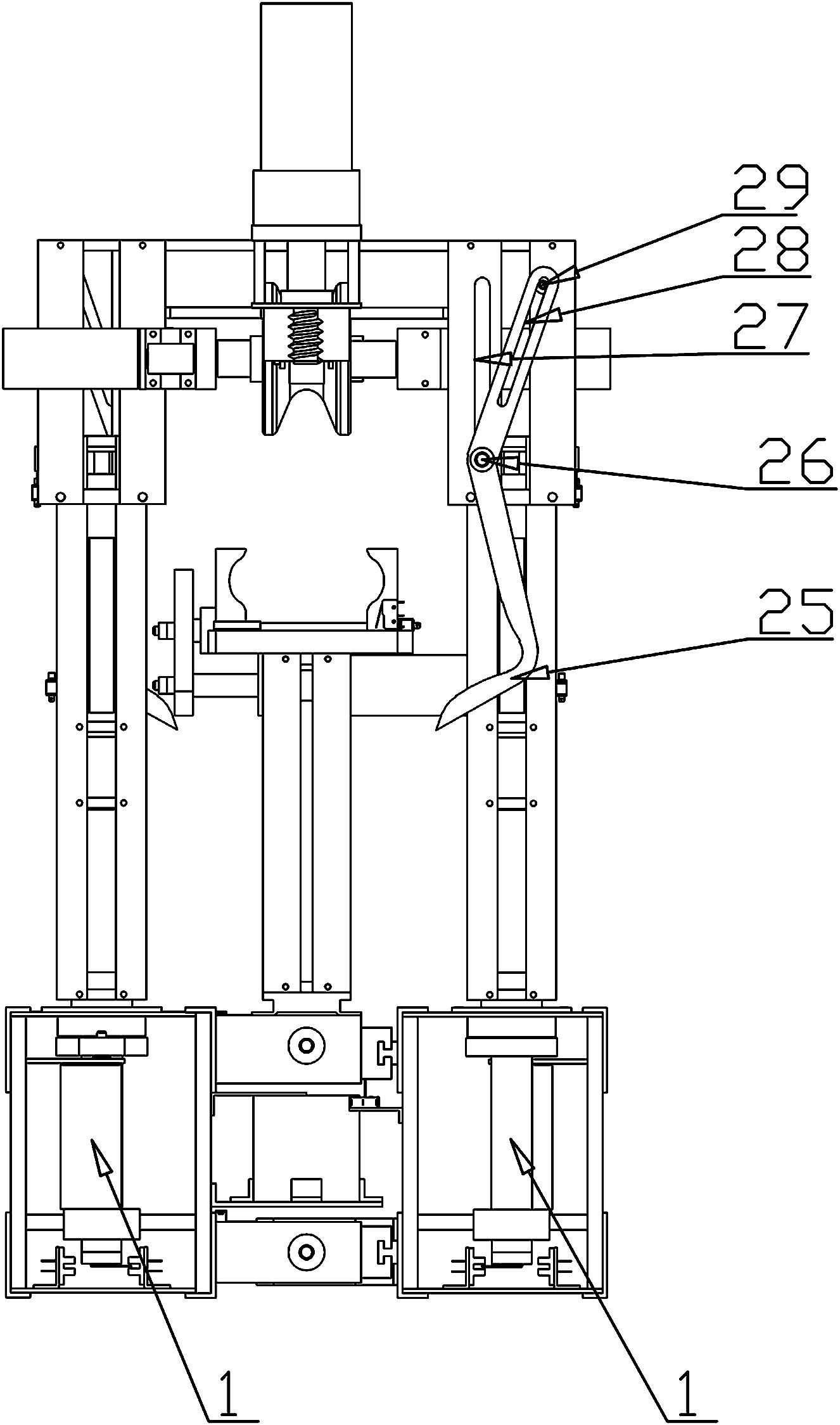 Robot for automatically deicing for power transmission line