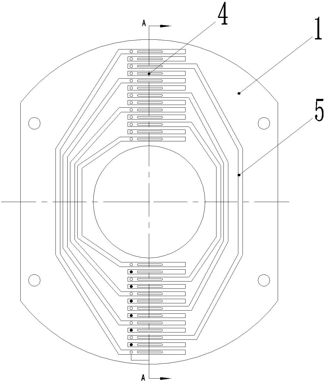 End surface contact type rotary electric connector