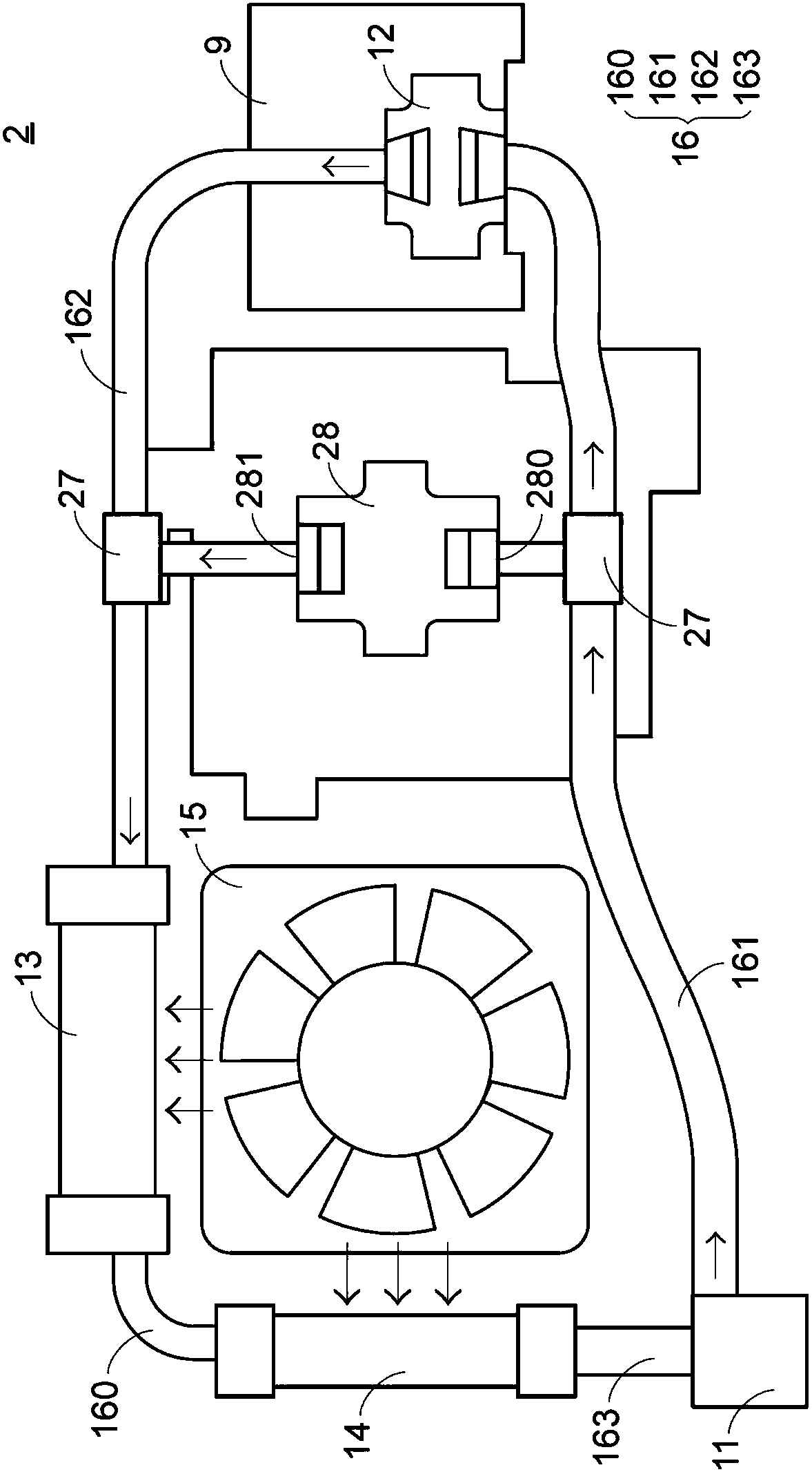 Multi-radiator liquid cooling system