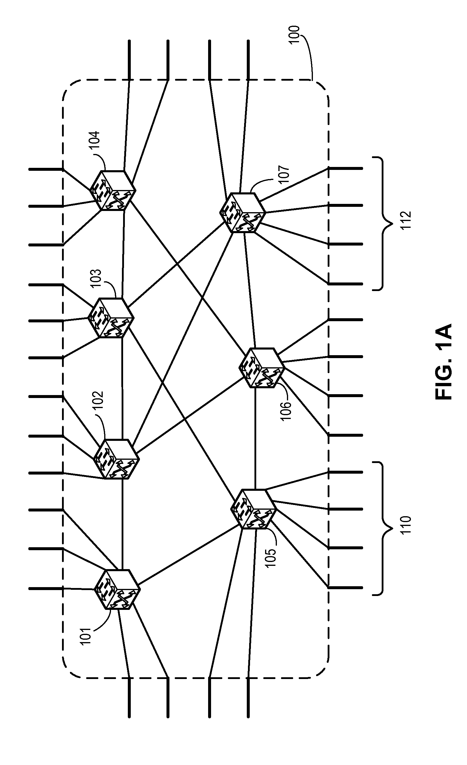 Fabric formation for virtual cluster switching