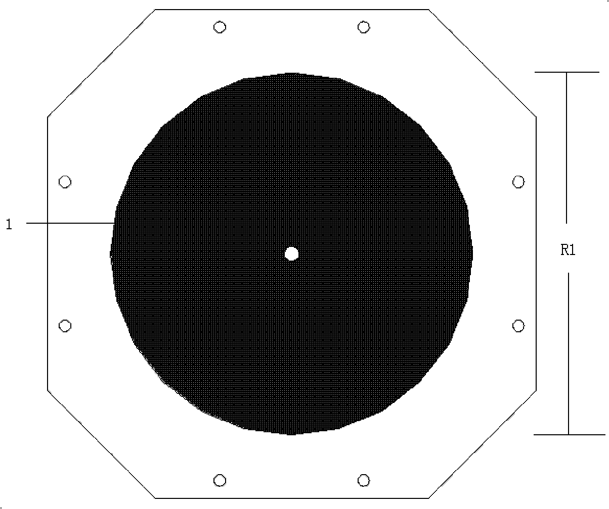 Circular polarized antenna with omnidirectional broad axial ratio beam width