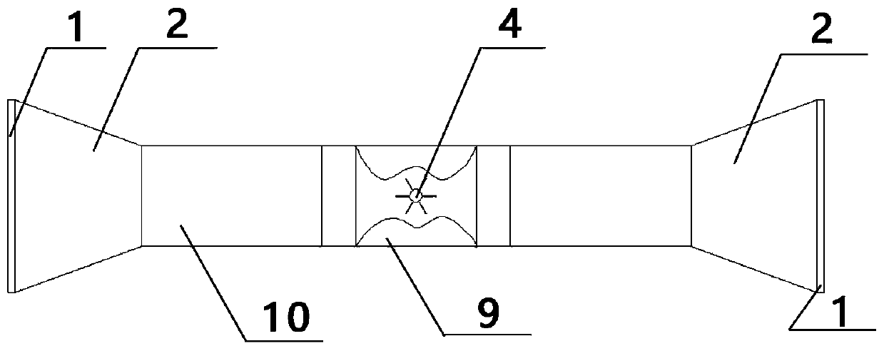 Impeller pipeline power generation device