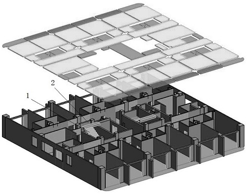 BIM modeling control method for building