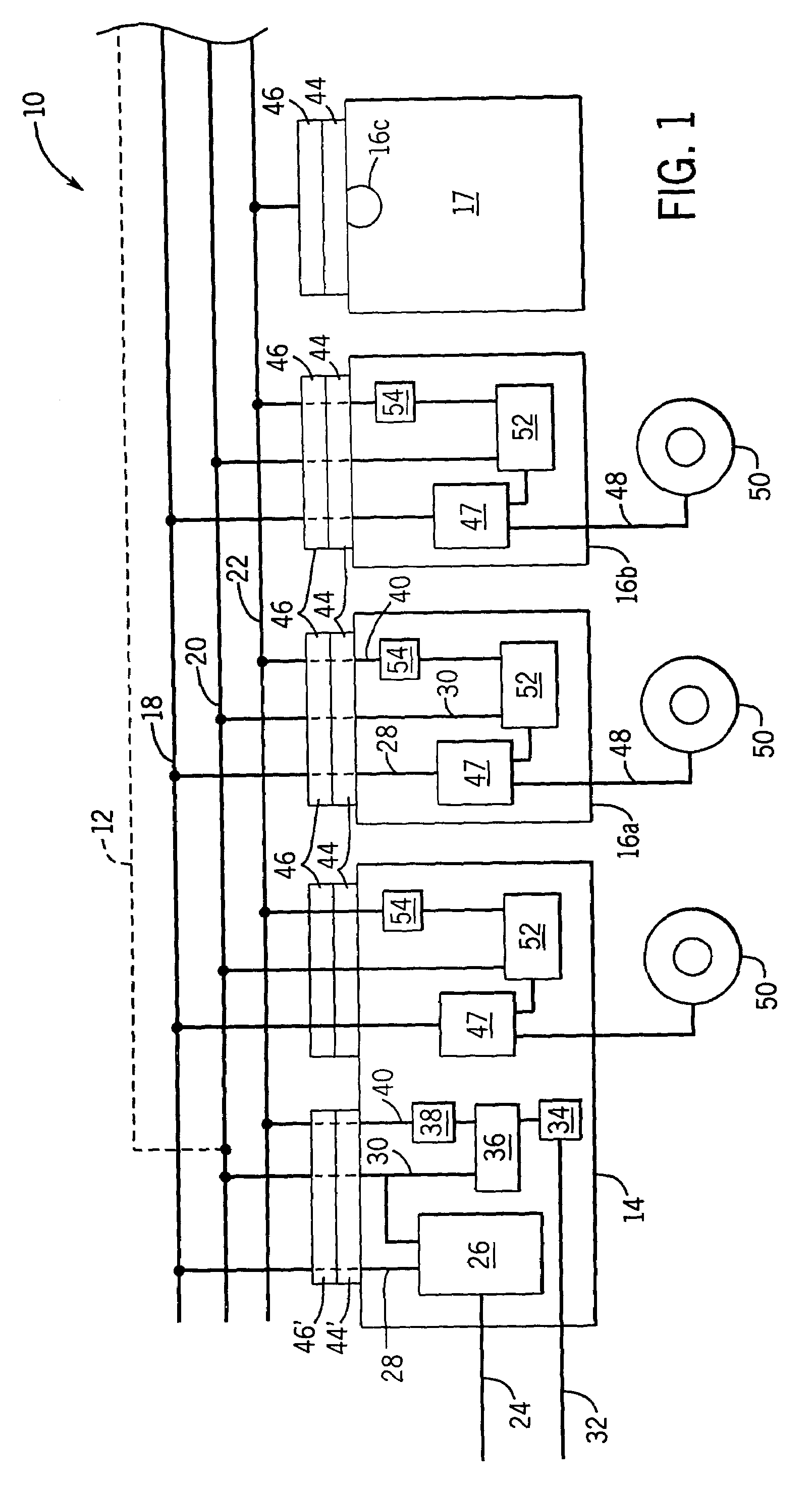 Multi-axis motor control with high voltage backplane