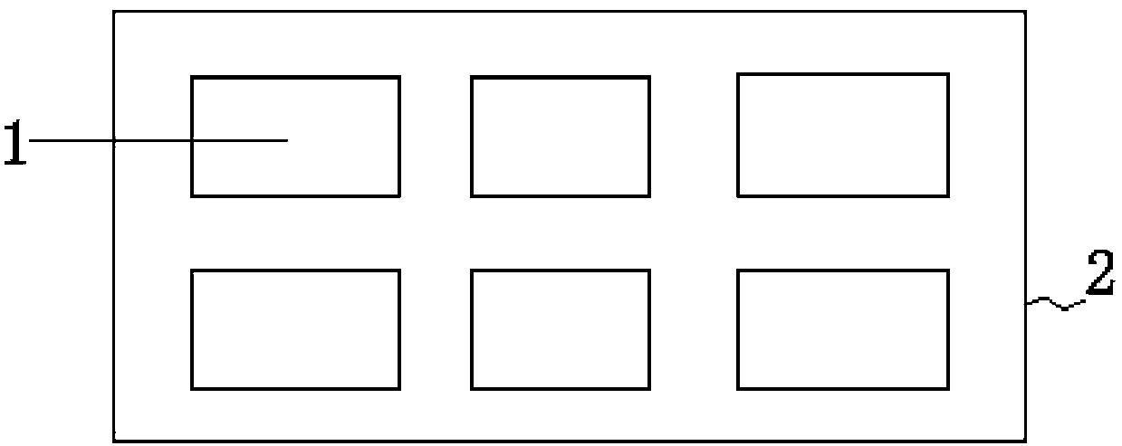 Parting and paving device