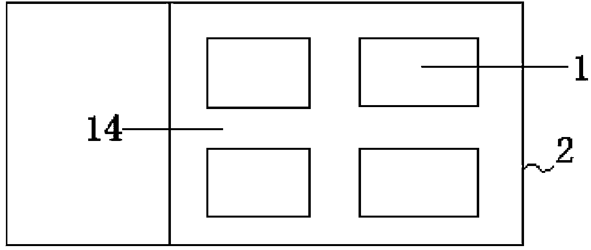 Parting and paving device