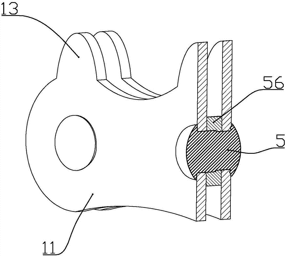 Saw chain for felling saw